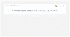Desktop Screenshot of centromedicopilares.com.br